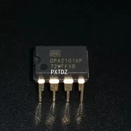 OPA2107AP . PDIP8 , OPA2107 . DUAL Amplifier Integrated circuits ICs , Dual in-line 8 pins plastic package , OP - AMP Electronic Components
