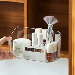 Plastic Transparante Makeup Display Rack Lippenstift Stand Rack Cosmetische Organisator Houder Cosmetica Sieraden Doos Houders WLL1294