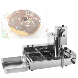 2KW Commercial Use Electric 5.5L Donut Ball Machine Full Automatic Doughnut Donuts Maker Flower Making Machine For Bakery