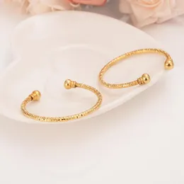 piccolo oro adorabile Dubai Africa braccialetto arabo gioielli fascino oro ragazze India cavigliera braccialetto gioielli per bambini regalo di compleanno per bambini1