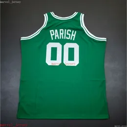 % 100 dikişli Robert Parish 87 88 Jersey XS-6XL MENS GERİ DÖNÜŞTÜRLER BASKASAL FORSAYLAR UCUZ ERKEKLER Kadın Gençlik