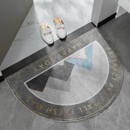 Carpets PVC Doormat Entrance Hallway Geometric Printed Non Slip Floor Mat Rug Outdoor Bedroom Kitchen Carpet Rugs Welcome Front Door