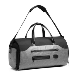 multifunction men suit storage travel bag large capacity luggage handbag male waterproof travel duffel bag shoes pocket free