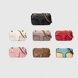 2021 En kaliteli moda omuz çantaları kadınlar zincir crossbody el çantaları bayan deri çanta cüzdanları cüzdan çantası kadın haberci çantası birçok renk seçti