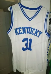 Custom Kentucky Wildcats #31 Сэм Боуи баскетбол Джерси мужской Эд.