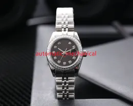 2023 TOP 2 Color Dial Lady Watch 28mm Diamond Bezel 278384 Aço Inoxidável Automático Mechanica Sapphire Perpetual Women Relógios de Pulso Ar336