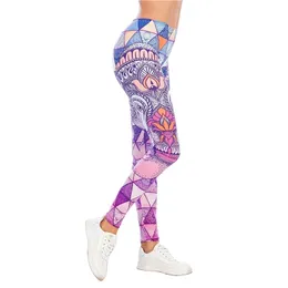 Zohra Sexiga Kvinnor Legging Printing Ropa Par Mujer Fitness Leggins Fashion Slim Legins High Waist Leggings Woman Pants 211221