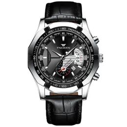 Watchsc-Nya färgglada enkla klockor i sportstil (silver svart bälte)