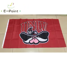 NCAA UNLV Rebels flagga 3 * 5ft (90cm * 150cm) Polyester flagga banner dekoration flygande hem trädgård flagga festliga gåvor