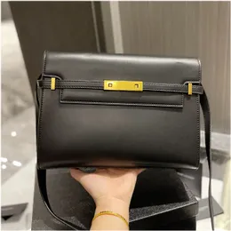 Luxury Designer bag leather female 2022 new trendy wild cross-body Manhattan commuter retro tofu underarm bag with box