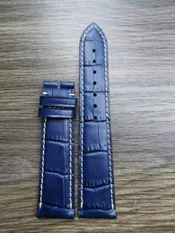 Horlogeband voor Master Collection Cowhide Steel Gesp Echt lederen horlogeband 22 21 20 19 mm