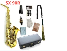 Gerçek Resimler Julius Keilwerth SX 90R Alto Saksafon Eb Tune Pirinç Kaplama Profesyonel Kılıf Aksesuarları ile Profesyonel Woodwind