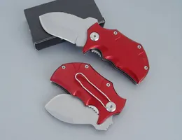 2 Teile/los Top Qualität Plus Mini Kleine Klappmesser 440C Titan Beschichtete Klinge Aluminium Griff EDC taschenmesser 3 Griffe farben