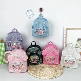 Детский рюкзак для уборки мультфильм мультфильм милые блестящие школьные сумки для девочки школа рюкзак рюкзака kawaii рюкзаки