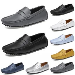 Mężczyźni bez marki Casual Shoes Blacks White Gray Navy Blue Sliver Hurtownie Męskie Trenerzy Sneakers Outdoor Joggings Walking 40-45