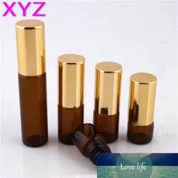 XYZ（100ピース/ロット）1ml 2ml 3ml 5mlのガラスロールステンレススチールローラー小さなエッセンシャルオイルローラーオンサンプルボトル