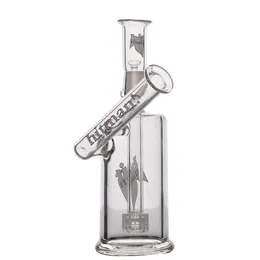 США популярные чашки DAB Mini Hitman Bongs Cookahs Стеклянные водопроводные трубы Percolator Recycler Oil Perc Fraded Cigarette Rolling Machine с 14 мм