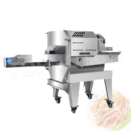 Elektrische Gemüseschneidemaschine für die Küche, kommerziell, für gekochtes Rindfleisch, Schinken, Schweinebauch, Schneidemaschine, Kantine, Fleischschneider
