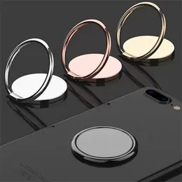 Cell Phone Grip Ring Holder Luxury metal Universal 360 Degree Rotation Finger Socket Mobile Holders Magnetic Car Bracket Stand Accessories DZ05