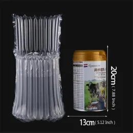 400PCS Anti-pressure Air Bubble Column Wrap Bag Red Wine Milk Hard Disk Shipping shockproof Package Plastic Inflation Bags Free DHL Shipping