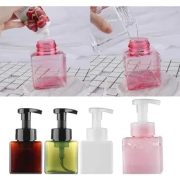 11Pcs Lot Plastic Clear Liquid Foaming Refillable Bottles Froth Pump Soap Dispenser Shampoo Lotion Bottling With Cap Container312Z