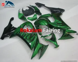 Kawasaki Ninja 2008 2009 2009 2010 ABSボディフェアリングZX10R 08 09 10 ZX 10Rフェアリングキット（射出成形）