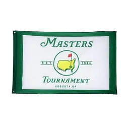 Master Golf 2020-Flagge, 90 x 150 cm, Golf-Banner, 90 x 150 cm, Festival-Geschenk, 100D-Polyester, bedruckte Flagge für drinnen und draußen