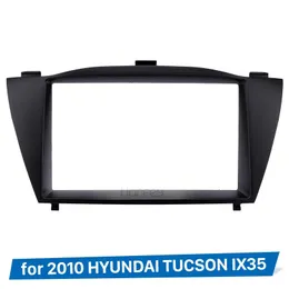 Splendida fascia per autoradio 2 Din per HYUNDAI TUCSON IX35 2010 Installa telaio Pannello DVD Interfaccia stereo No GAP Trim kit