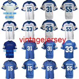 2018 Nowy styl Winnipeg Blue Bombers 15 Matt Nichols 31 Maurice Leggett 33 Andrew Harris 55 Jamaal Westerman Spersonalizowane koszulki piłkarskie