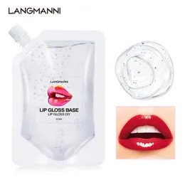 Lip Gloss Base Gel 50ml Non Stick Clear Lipgloss Base Lipstick Lipgloss Oil Gel DIY Material Lip Gloss Base Non Stick Clear 6pcs