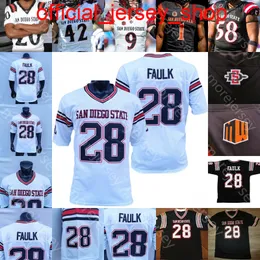 Maglia da calcio San Diego State Aztecs NCAA College Marshall Faulk Williams Jordon Brookshire Greg Bell Bellinger McMorris Johnson Hawkins