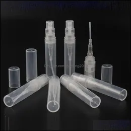 Packaging Bottles Packaging, Printing & Office School Business Industrial Fancy Frosted Plastic Spray Bottle 2Ml L With Fine Mist Dispenser