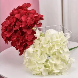 5 HEAD hydrangeas wedding simulation Decorative flowers DIY festival celebration arch decoration wall false flower