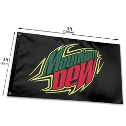 Mountain Dew Home Decor Flags 3x5ft Banners 100D Polyester 150x90cm High Quality Vivid Color With Two Grommets