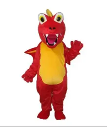 Red Thorn Dragon Mascot Costume Adult Halloween Birthday party cartoon Appareladults circus christmas Halloween