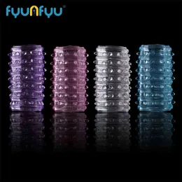 Nxy Cockrings 5 ​​Pcs Ajustável Silicone Preservativo Sleeve Sleeve Ferramenta de Ferramenta para Produtos Cock Ring para Homens 0215