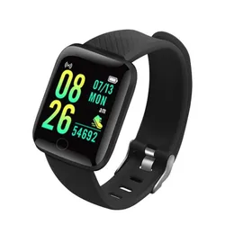 116 PLUS Fitness Sport Watch Smart Bracelet Watch Color Screen Heart Rate Blood Pressure Monitoring Track Movement IP67