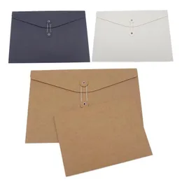 Blanko-Umschlag aus dickem Kraftpapier im A4-/A5-Format, vertikale A4-Dokumententaschen aus Kraftpapier, dicke Aktenumschlagtaschen aus Kraftpapier, horizontal