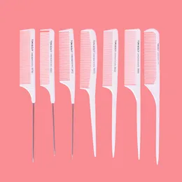 White Color Anti-static Combs Hairdressing Detangle Straight Hair Brushes Pro Salon Styling Tool Toni and Guy