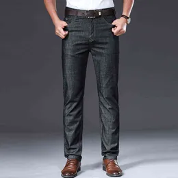 Browon Marca 2021 homens jeans verão fina respirável macio médio reto regular homens jeans calças vintage homens vestuário g0104