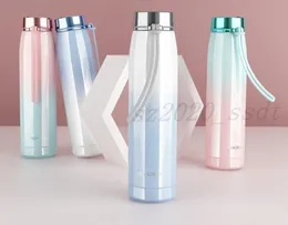 Neueste 11 UNZEN Farbverlauf 4 Farben Bambus Einfache Isolierte Tasse Handliche Tasse 304 Edelstahl Kaffeetasse Kostenloser Versand