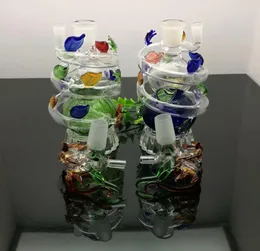 Farbiger, supergroßer Panlong-Glaszigarettenkessel Großhandel Bongs Ölbrenner Rohre Wasserpfeifen Glaspfeife Bohrinseln Rauchen