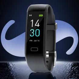 Moda Uomo S5 Smartband Orologio Donna Bluetooth Orologio Frequenza cardiaca Monitoraggio della pressione arteriosa Tracker Fitness Braccialetto intelligente
