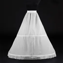 2 Hoops Ball Gowns Puffy Petticoat Marriage Gauze Skirt Crinoline Underskirt Wedding Accessories