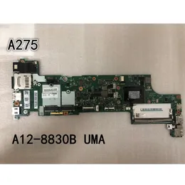 الكمبيوتر المحمول الأصلي Lenovo ThinkPad A275 Motherboard CPU A12-8830B UMA FRU 01LW923