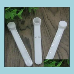 Spoons Flatware Kitchen Dining & Bar Home Garden 1 Gram Plastic Measuring Scoop 2Ml Small Spoon 1G Measure White Clear Milk Protein Powder