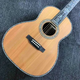 Chitarra Acustica Grote 00045 39' Gialla, Top In Abete Massello, Tastiera Ebano, EQ, Destrorsa