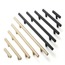 Gold/Black Cabinet Kitchen Knobs and Pulls Black Leather Dresser Drawer Bathroom Cupboard Pull Furniture Handle Hardware Many Sizes Available Door Hardware