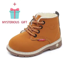 발목 플랫폼 키즈 부츠 어린이 캐주얼 스노우 신발 소녀 Botas Bottes de Mujer Botines 사파타스 Infantil Bota Neve Fille 211227