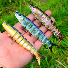 3 Färg 13.5cm 19g Bassfiske Lures Färskvatten Fisk Lure Swimbaits Slow Sinking Gears LifeLike Lure Glide Bait Tackle Kits